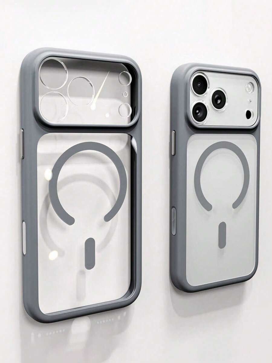 奢華高品質透明手機殼，相容 iPhone 18 Pro Max 17 Pro Max 17 Pro 17 16 Pro Max，支援磁吸無線充電，防震背蓋