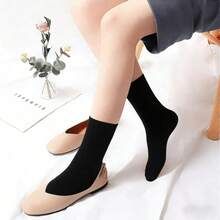 1/5/10/20 Pairs Loose Breathable Thin Elastic Socks - Comfortable And Unrestricted, Perfect For Leg Swelling And Elderly. Plus Size Mid-Calf Business Socks, Random Color, Unisex Versatile Style - Multicolor - View 9