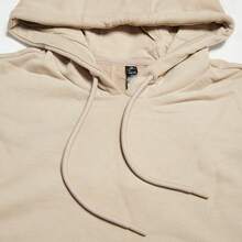 Adidas Women's Casual Loose Fit Long Sleeve Hooded Sweatshirt, Spring/Autumn Daily Wear, JM6225 - Alumina Brown - View 2