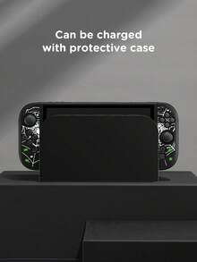 Ayotu Halloween Spider Web & Star Pattern Protective Case, Compatible With Switch, Compatible With New Switch 2 (2025)/Switch NS/Switch OLED, Can Be Installed On Dock Without Removing Protective Case, Universal Game Controller Protective Cover, Switch Game Accessories, Anti-Drop, Anti-Slip, Anti-Scratch, Fashionable And Beautiful, Suitable For Autumn/Christmas/Back To School/Winter/Easter/Birthday Gift/Halloween And Other Occasions. - View 9