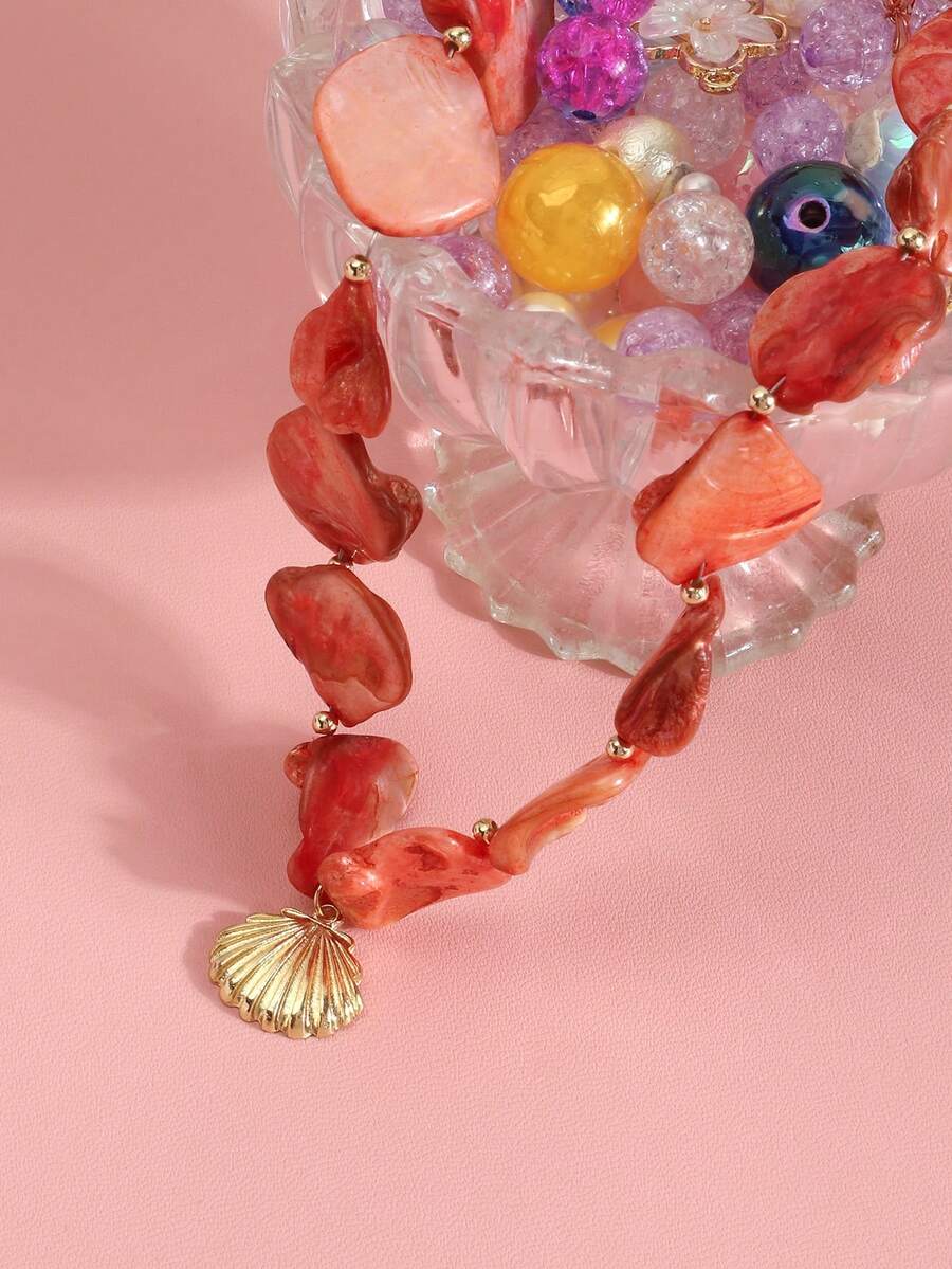 European And American Bohemian Ocean Style Asian Casual Versatile Elegant Romantic Necklace - Multicolor - View 1