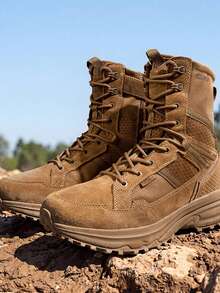 Men Military & Tactical Boots - Camel - View 3