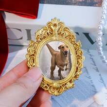 1pc Dinosaur Dog Magnetic Fridge Magnet - Cute Plastic Rectangular Oval Design, Suitable For Home Kitchen Decor, Novel Fridge Accessory With Magnetic Base, Applicable For Room Decoration - one-size - View 6