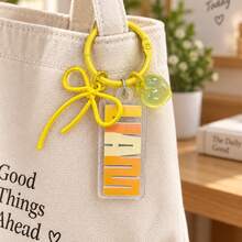 Custom Colorful Letter Keychain, Personalized Name Bag Charm, Customized Key Chain, Customizable Keychains, 2026 Christmas Gift For Family & Friends - Style a - View 6