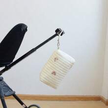 1pc Bear Design Baby Stroller Storage Hanging Bag For Baby Supplies - Beige Bears - View 3