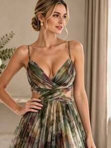Women Formal & Evening Dresses - Army Green - View 6