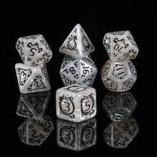 Premium Multi-Sided Dice Set (7 Pieces) Dragon Dice For D&D Roleplaying Game MTG Tabletop Games The Perfect Gaming Gift For Halloween, Christmas, And Fantasy Roleplaying Adventures! - Multicolor - View 23