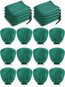 1pc Winter Tree & Shrub Frost Protection Bag, Breathable Non-Woven Fabric Plant Cover, Garden Yard Potted Shrub Warm Frost-Proof Jacket, Outdoor Winter Protection, Reusable Windproof Plant Cover, Suitable For Yard & Lawn - Best Seller - View 8