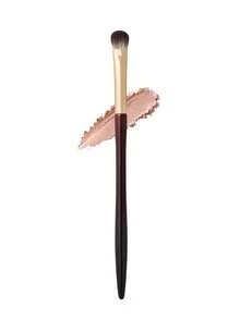 1/2 Pieces New Detail Eye Shadow Brush, Eye Makeup Brush. Large Eye Shadow Blending Brush With High-Resilience Bristles To Create A Natural Eye Makeup Look. Portable For Eye Blending, Base Application, And Detail Highlighting. - Chocolate Brown - View 11