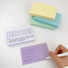 3x5 Inch Lined Index Cards 100pcs/Pack White Ruled Note Cards 3x5 Inch Flash Cards, Suitable For Study, Note-Taking And To-Do Lists - 5*3inch - View 5