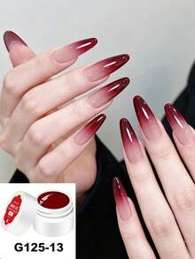 LIMEGIRL 16 Colors 5g UV/LED Gradient Painting Gel, Removable, High Color Saturation, Suitable For Beginners, Can Create Gradient Blending, Halo, French Manicure, Suitable For Home DIY And Nail Salon - Multicolor - View 21