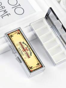 "Candy Theme" Printed Jewelry Storage Box,Vintage Style Storage Box,Portable Pill Dispenser, Candy Storage Box, Convenient Jewelry Storage Box - Multicolor - View 16