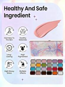 Tingse 28-Grid Amusement Park Gel Nail Polish Set, Gel Nail Art Serbaguna dengan Saturasi Tinggi dan Tahan Lama - MultiWarna - View 7