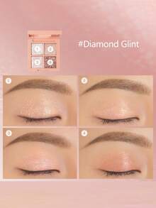 3CE MINI 多色眼影盤 Diamond Glint,4色眼影盤,啞光與珠光,絲滑柔順高顯色,持久不褪色,便攜迷你尺寸,適合日常使用,K-Beauty,韓系妝容,Olive Young,禮物 - Diamond Glint - 查看 5