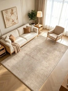 1pc Dark Ink Print Living Room Rug, Suitable For Kitchen, Dining Room, Bedroom, Room Holiday Decor, Indoor/Outdoor, Office, Lobby, Non-Slip Doormat, Bathroom Rug, Hallway, Study Gaming Area Rug - Mocha Brown - View 7