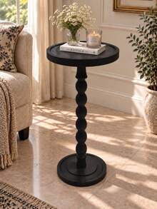 Portable Outdoor Garden Balcony Table, Coffee Table, Small Round Table Suitable For Living Room, Sofa Area, Bedroom And Other Spaces, Can Be Used As Decorative Storage Rack Or Candle Holder Small Table - Multicolor - View 8