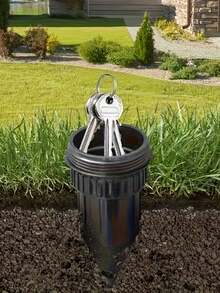 Realistic Key Hider Sprinkler, Outdoor Garden Yard Lawn Waterproof Key Box, Easy To Insert Into Garden Lawn Underground, Waterproof And Corrosion Resistant - A - View 3