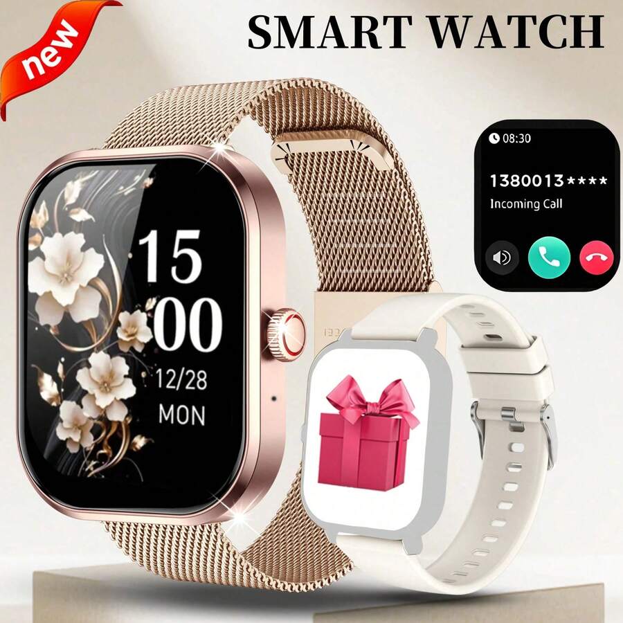This Popular Unisex Smart Watch Features The Following Functions: Call Answering, Message Reminders, Music Control, Remote Camera, Step Counter, Calorie Tracking, Multiple Sports Modes, Alarm, Call And Message Notifications, Compatible With Android And IOS Systems.