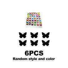 2Pcs/6Pcs/9Pcs/18pcs Random Style & Color 3D Double Layer Glowing Butterfly LED Lights With Adhesive Backing, Wall Decor, Home Decor, Holiday Decor, Family Decoration - Multicolor - View 11