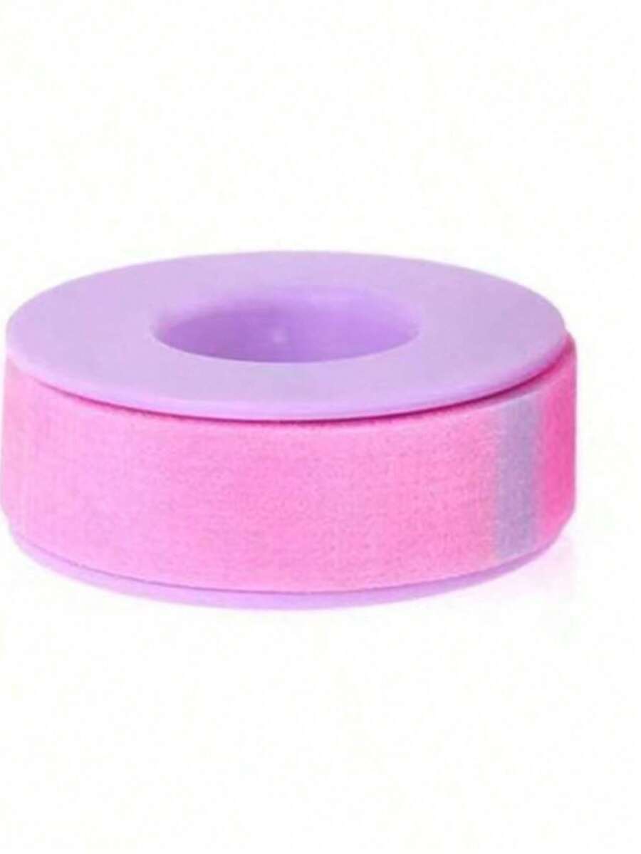 1pc Wholesale Non-Woven Silicone Eyelash Tape, Breathable & Hypoallergenic, Purple Base, Suitable For Eyelash Extensions - Purple - View 1