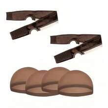 Non-Slip Headband Style Wig Fixing Strap, Adjustable Lace Wig Band With Strap And Hairnet, Suitable For Women - View 9