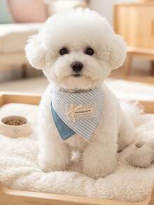 Pet Drool Bib Collar Bandana Triangle Bib For Small And Medium Dogs, Puppies, Cats, Teddy, Bichon, 1pc - Multicolor - View 12