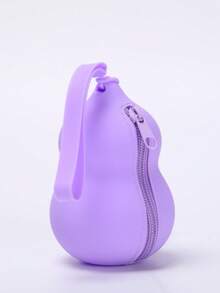 Cute Gourd-Shaped Silicone Makeup Bag, Mini Zipper Storage Pouch Key Bag For Earphones, Keys, Lipstick, Coins, Backpack Charm, Multi-Functional Storage Bag, Christmas Holiday Gift - Multicolor - View 8