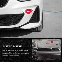 WENSIDUO 4pcs Rhinestone Red Lips Stickers, Self-Adhesive Shiny Lip-Shaped Decals, Glitter Crystal Lip Stickers, Removable DIY Decorative Stickers For Car, Mirror, Refrigerator, Laptop, Phone Case, Clothing, Party Crafts - Red Lip Sticker - View 11