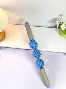 3-Ball Spiky Massage Roller Stick, Deep Tissue Trigger Point Muscle Massager, Portable Yoga Fitness Massage Tool - Multicolor - View 6