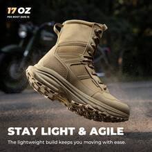 Men Military & Tactical Boots - Beige - View 9