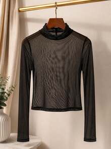 Women Tops - Black - View 3