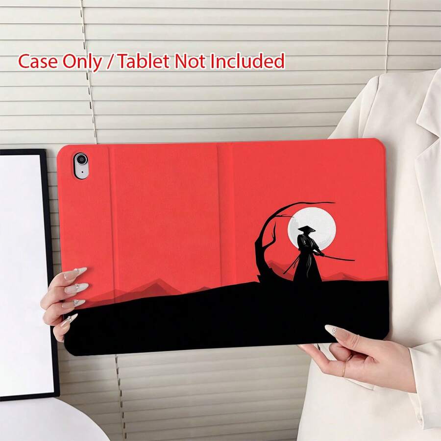 Tablet Protective Case, Protective Case, With Stylus Storage Slot, Foldable Stand Design, Ergonomic Grip, With Auto Wake/Sleep Function, Anti-Drop Anti-Slip, Suitable For Office, Travel, Home Use, Perfect Birthday And Holiday Gift - Multicolor - View 1