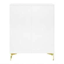 Wardrobe Set With Shoe And Cushion, Wardrobe Front With Hooks, Shoe Cabinet With Drawers And - White + MDF - View 6