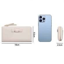 Long Zipper Women's Wallet Large Capacity - Multicolor - View 9