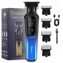 Hatteker 1pc Multi-Function Hair Carving Clipper High Speed Electric Hair Trimmer With Digital Display - Multicolor - View 13