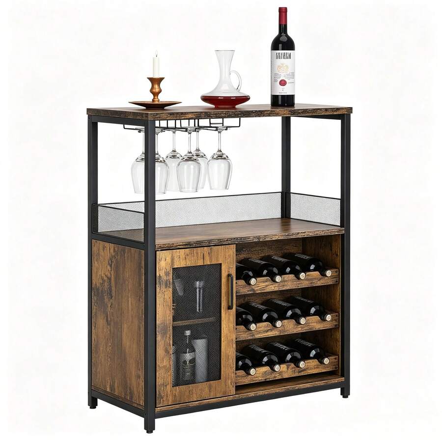 Freestanding Wine Racks & Cabinets - Brown - View 1