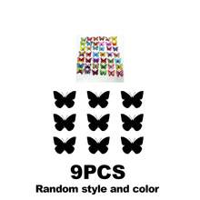 2Pcs/6Pcs/9Pcs/18pcs Random Style & Color 3D Double Layer Glowing Butterfly LED Lights With Adhesive Backing, Wall Decor, Home Decor, Holiday Decor, Family Decoration - Multicolor - View 10