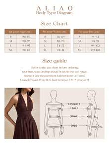 ALIAO Summer Halter Neck Ruched Mid-Length/Long Dress, Elegant Evening Gown, Suitable For Party And Vacation - Burgundy - View 8