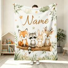 Selimut Motif Beruang Kustom, Desain Satu Potong, Cocok Sebagai Hadiah untuk Teman dan Keluarga. Bahan Flanel Ringan, Cocok untuk Sofa, Tempat Tidur, Perjalanan, Berkemah, Ruang Tamu, Kantor, dan Kursi. Menggunakan Teknologi Pencetakan Digital, Tekstur Selimut Lembut dan Hangat, Memberikan Pengalaman yang Nyaman. - MultiWarna - View 4