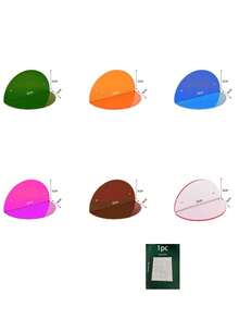 Portable Minimalist Acrylic Display Shelf With Rounded Edges, Dust-Proof Wall-Mounted Storage Rack For Gamers, Suitable For Plants, Kitchen, Apartment Essentials, Home Decor, Coffee Bar, Home Office, Bathroom, Bedroom, Living Room Wall Decoration - Multicolor - View 9