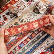 20 Gulungan Pita Washi Natal - 5 Ukuran Campuran, Pita Perekat Motif Salju dan Rusa, Sempurna untuk Dekorasi Perencana, Kartu Buatan Tangan, dan Scrapbooking Liburan, Hadiah Ideal untuk Pecinta Kerajinan Tangan - beraneka warna - View 7