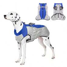(Medium Dog) Dog Winter Coat, Windproof, Reflective Cold Weather Jacket, Suitable For Medium Dogs, Pet Apparel, Pet Winter Vest (Suitable For French Bulldog, Labrador, Terrier, Shiba Inu, Golden Retriever, Shepherd, German Shepherd, Etc.) - Multicolor - View 7