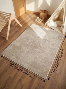 1pc Dark Ink Print Living Room Rug, Suitable For Kitchen, Dining Room, Bedroom, Room Holiday Decor, Indoor/Outdoor, Office, Lobby, Non-Slip Doormat, Bathroom Rug, Hallway, Study Gaming Area Rug - Mocha Brown - View 20