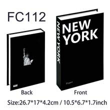 1pc/3pcs Antique Style Fake Books, Decorative Books, Faux Books, Bookshelf Decor For Cafe And Hotel, Photography Props, Movie And Video Conversion Model Books - A - View 5