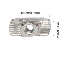 20pcs T-Slot Nuts With Threaded Hammer Head Fasteners - 20 Pieces - View 3