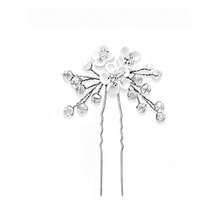 5Pcs Plant Glitter Elegant Party ABS Plastic (ABS Resin) Hair Sticks Bridal Wedding Hair Accessories All Seasons - Silver - View 7