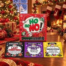 HO HO NO! Christmas Party Card Game, Funny Holiday Challenge Game For Family And Friends, Fast-Paced Group Game, Christmas Gift And Stocking Stuffer - Red - View 8