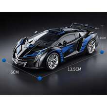 Transforming Car, Transforms Into Robot After Collision, World Famous Car Model, Clever Design, Cool Appearance, Multiple Styles Available, Cool Car Toy, Transforming Toy, Educational Toy, Toy Loved By Children, Suitable As Birthday Gift, Holiday Gift, Surprise Gift - Multi-color - View 7