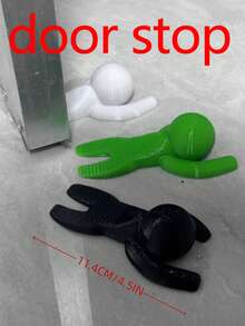 Door Stopper, Door Wedge, Door Block, Doorstop Device, Door Impact Protector. Keeping Door Still, Home Product, Door Plug, Windproof Door Stopper. Movable Door Block, Silent And Non-Slip Design. - Multicolor - View 10