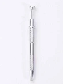 1pc Rhinestone Bead Pickup Tool Stainless Steel 4-Prong Tweezers For Beads, Gems, Jewelry Parts, Jewelry Making Tool, Suitable For DIY Jewelry Making Accessories - Silver - View 10
